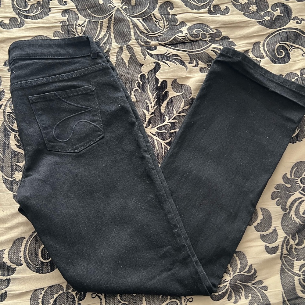 Black Simply Vera - Vera Wang Boot Cut Jeana - Sz10